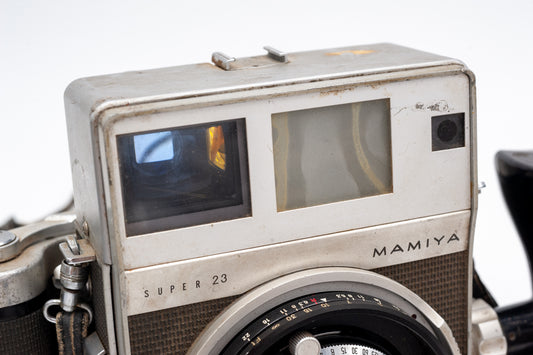 Mamiya Press Super 23 Film Camera 65mm f6.3 Lens 6x7 Film Back - GOOD