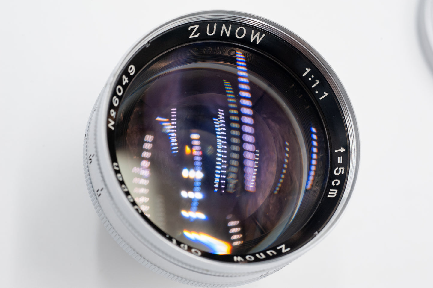 Zunow 5cm f1.1 Lens Contax RF Mount #6049 - GOOD