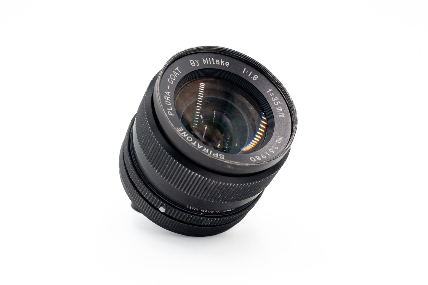 Spiratone 35mm F1.8 Plura-coat by Mitake - FD Mount - GOOD