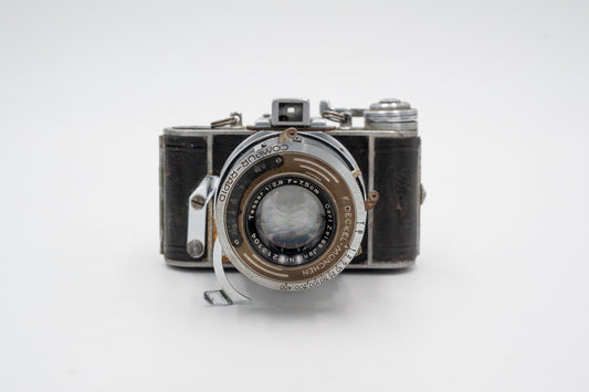 RARE Ihagee Parvola 127 Film Camera Tessar 7.5cm f2.8 Lens - PARTS/REPAIR