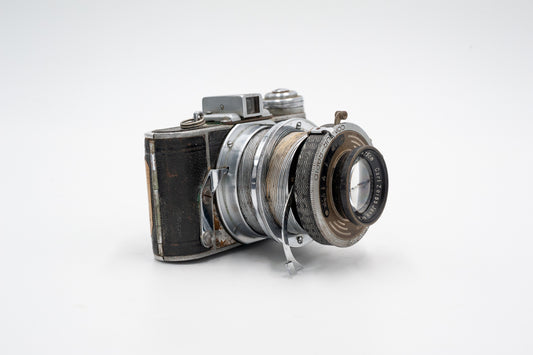 RARE Ihagee Parvola 127 Film Camera Tessar 7.5cm f2.8 Lens - PARTS/REPAIR